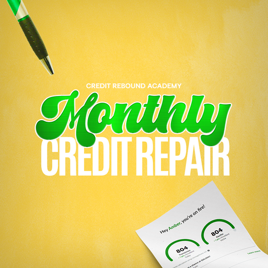 Monthly Credit Repair Package